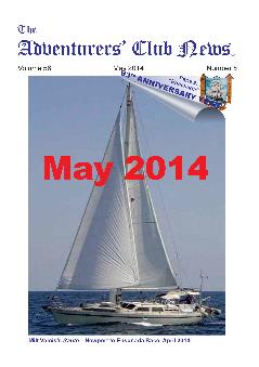 May 2014 Adventurers Club News Cover